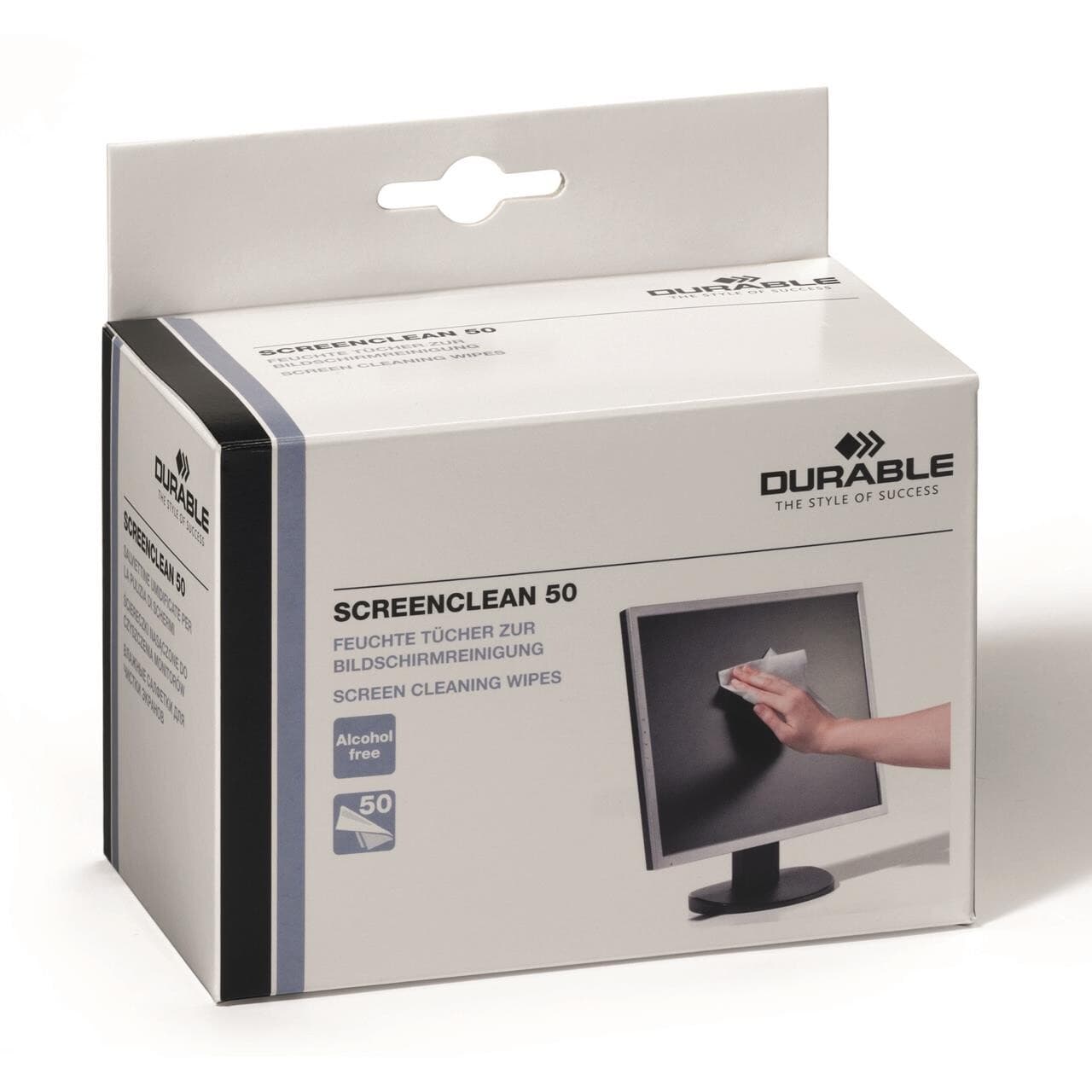 Renseservietter Screenclean, 50 stk/pak