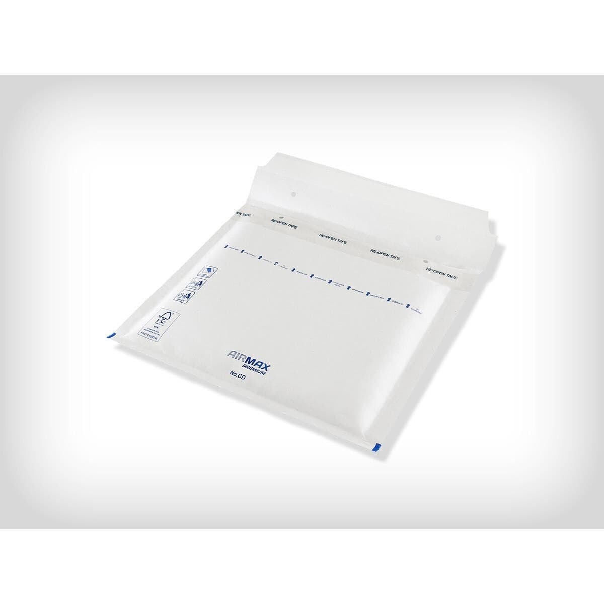 Boblepose Airmax 200x175mm hvid CD indv. 180x165mm 100stk.