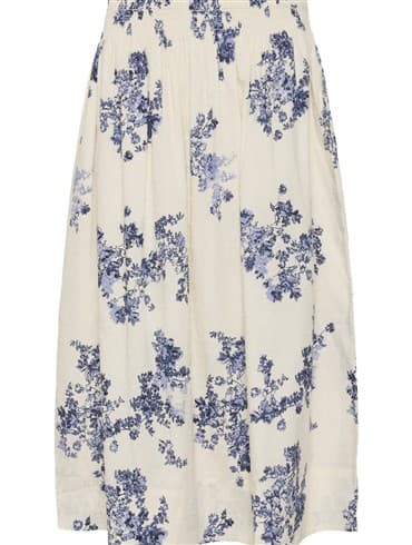 Part Two Nederdel 304770 Blue Shadow Flower Print