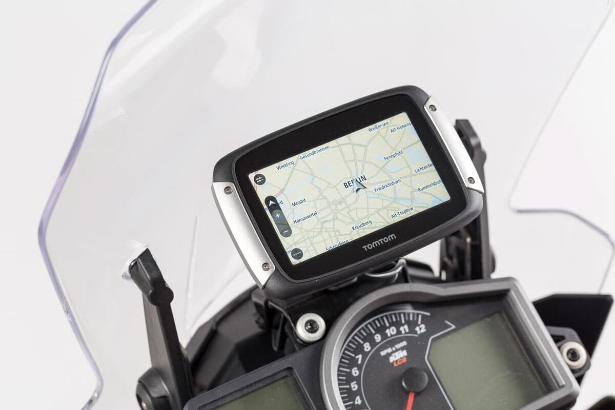 SW-Motech GPS/Smartphone, Montering af cockpit , farve: Sort