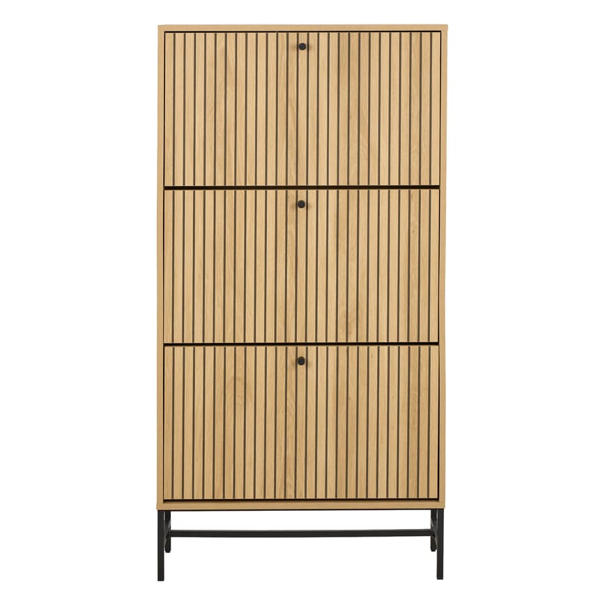 Albany skoskab  eg melamin   71,6x25x140,4cm