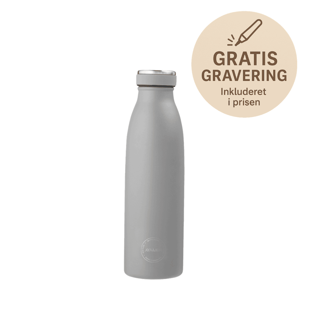 Drikkeflaske 500 ml, Light Grey