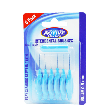 Beauty Formulas Interdental Brushes 0,6mm - 6 stk