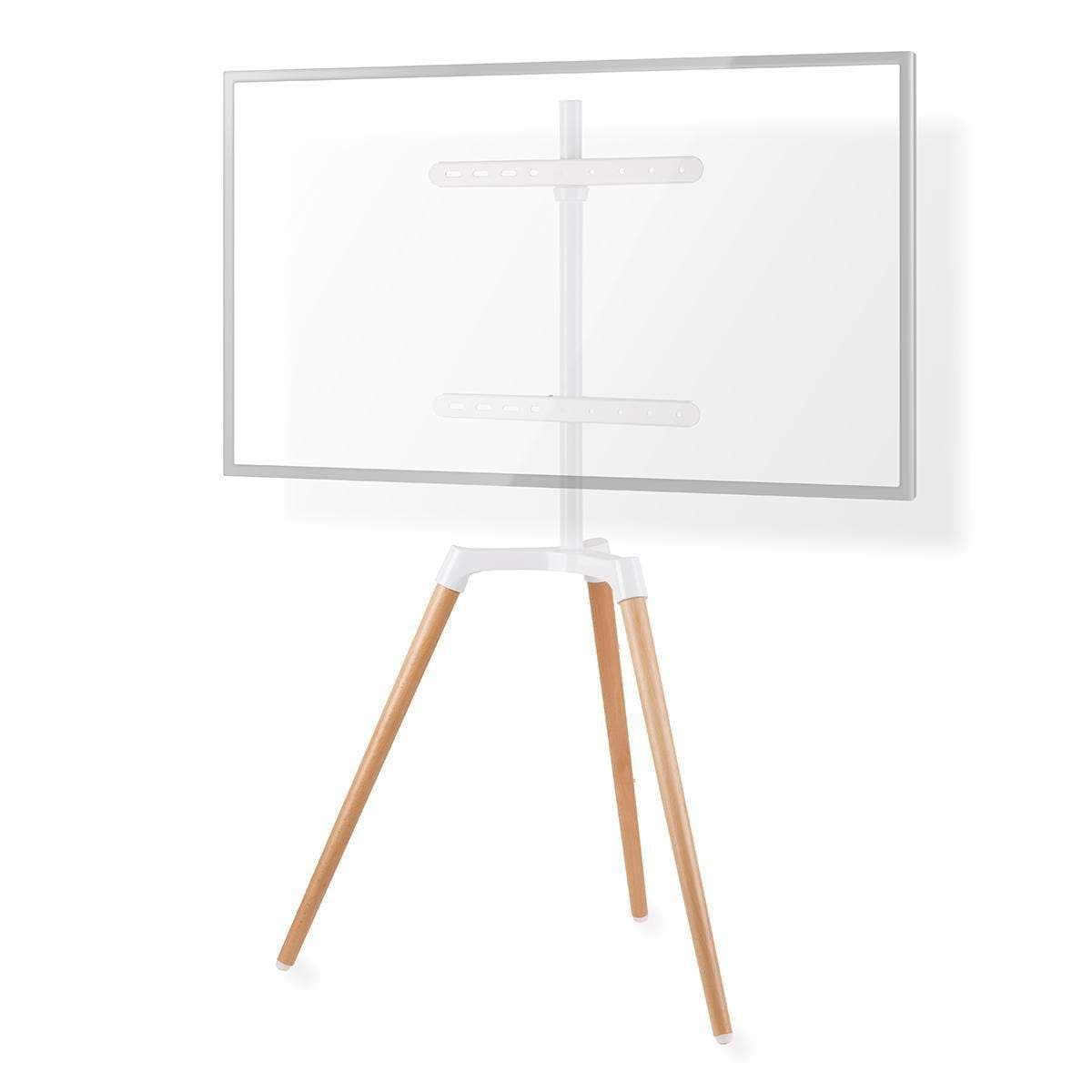 TV Gulv Stand | 50 - 65 " | Maksimal vægt: 35 kg | Scandinavian Design | Kan drejes | skrid rem | Snap-lock | Aluminium / Stål |