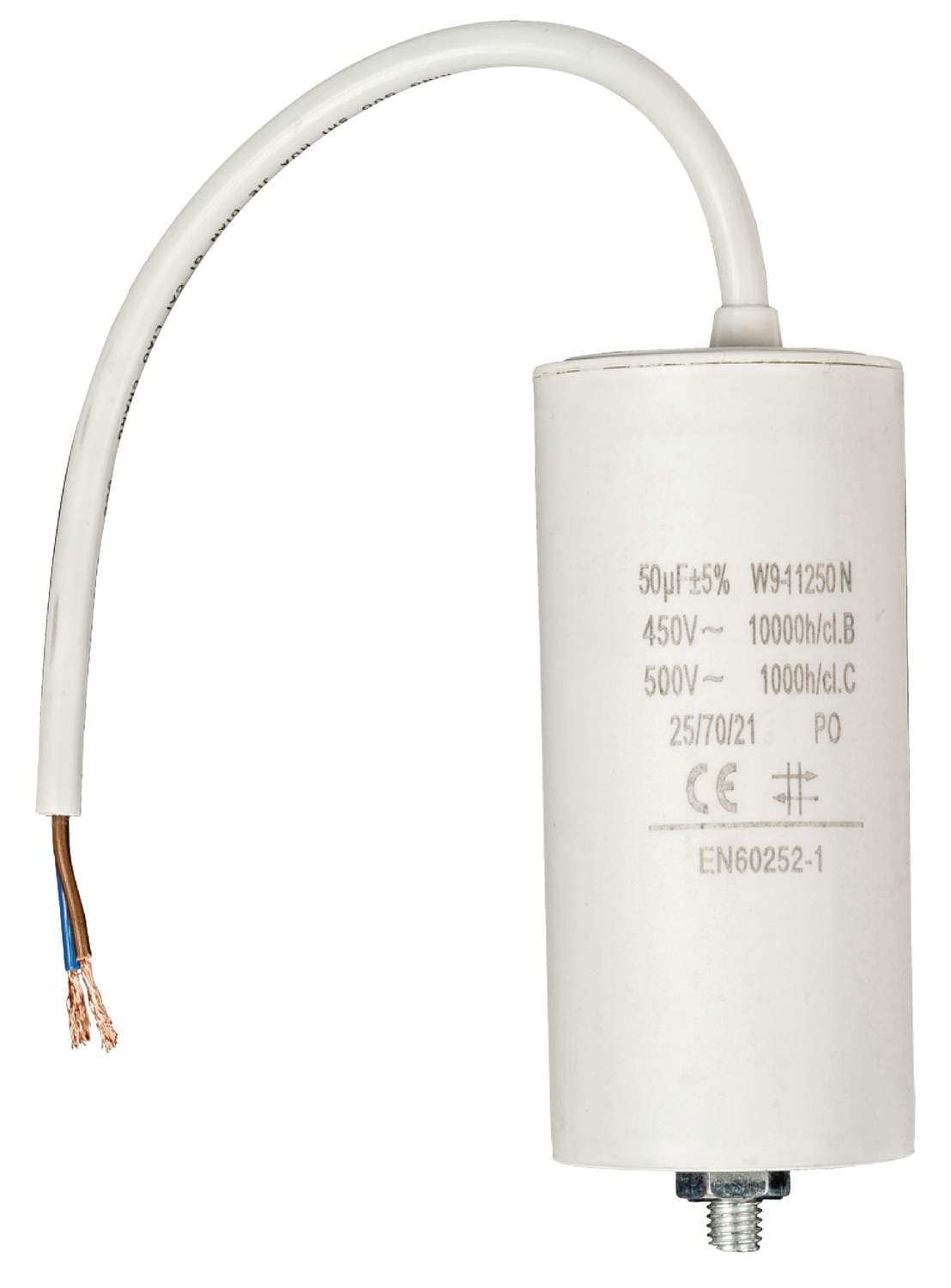 Kondensator 50.0uf / 450 V + kabel