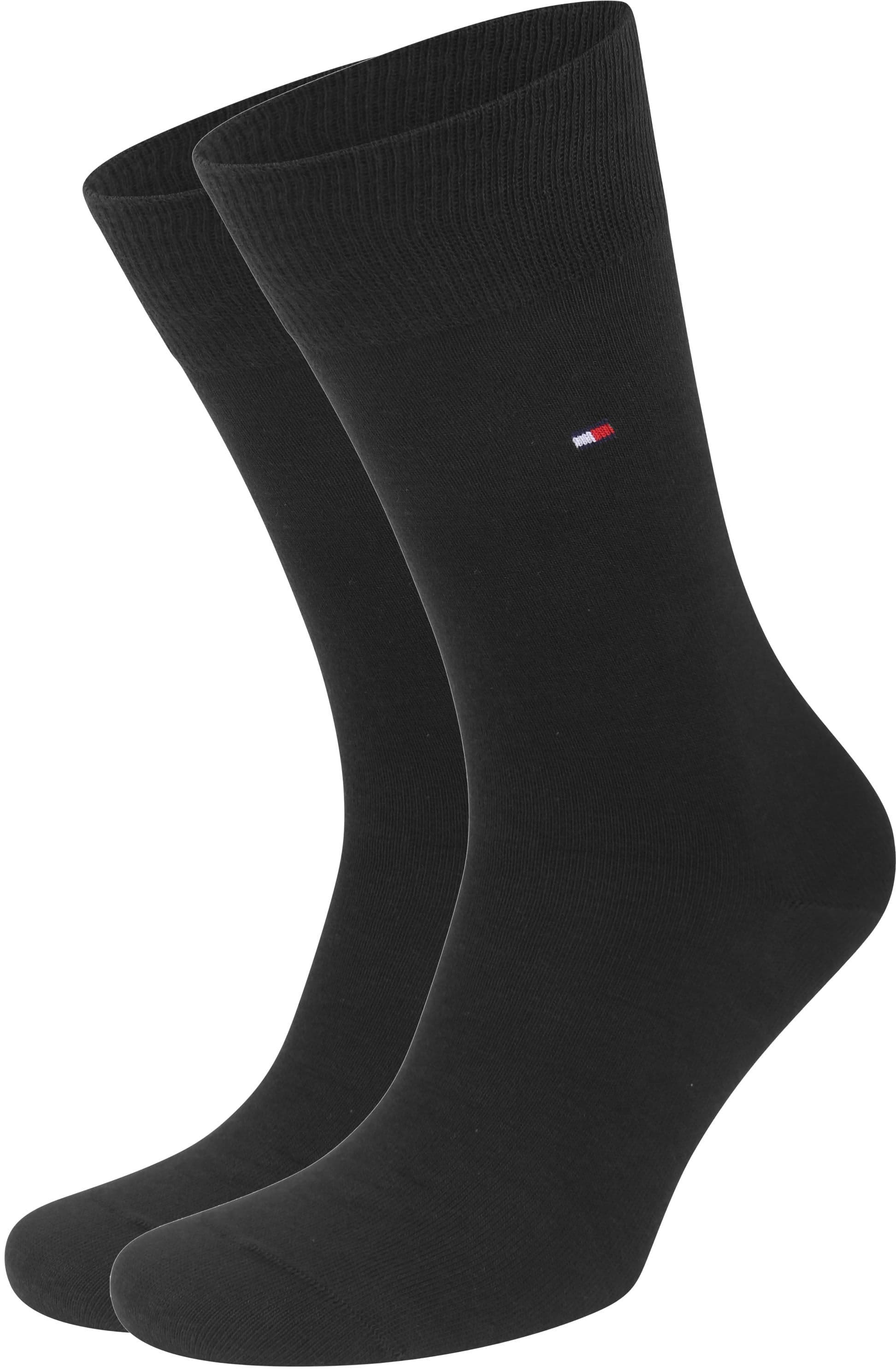 Tommy Hilfiger Classic sokker sort 2-pak Sort måle 39-42