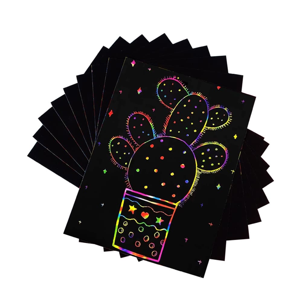 Twotrees A4 Colorful Scratch Paper (10 Pieces)
