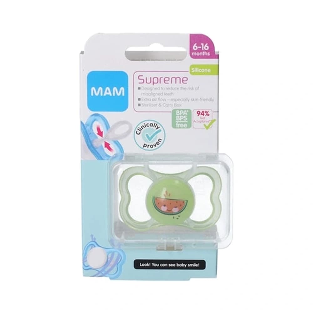 MAM Supreme Silikone Narresut 6-16 mdr - 1 stk