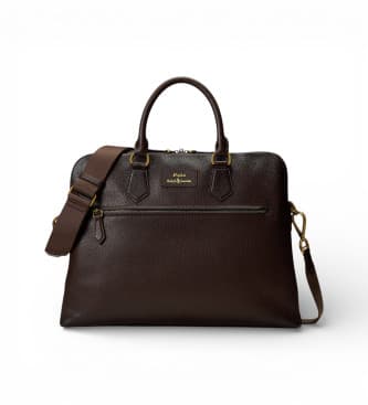 Polo Ralph Laurentil mænd. 405962458002 Rejsetaske i brunt kernelæder (OSFA), Casual