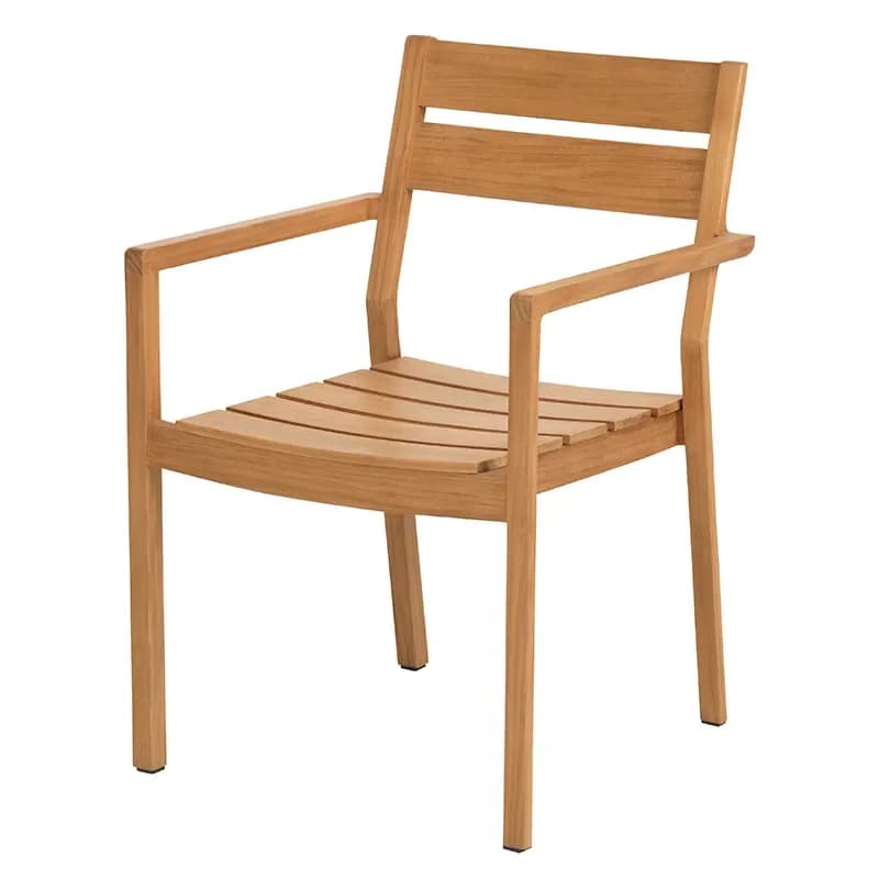 Brafab, Delia stol med armlæn teak