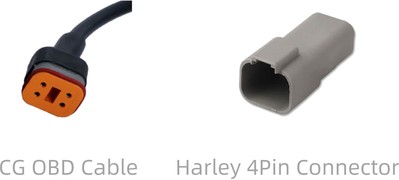 Chigee OBD, Adapterkabel , størrelse: 4-Pin