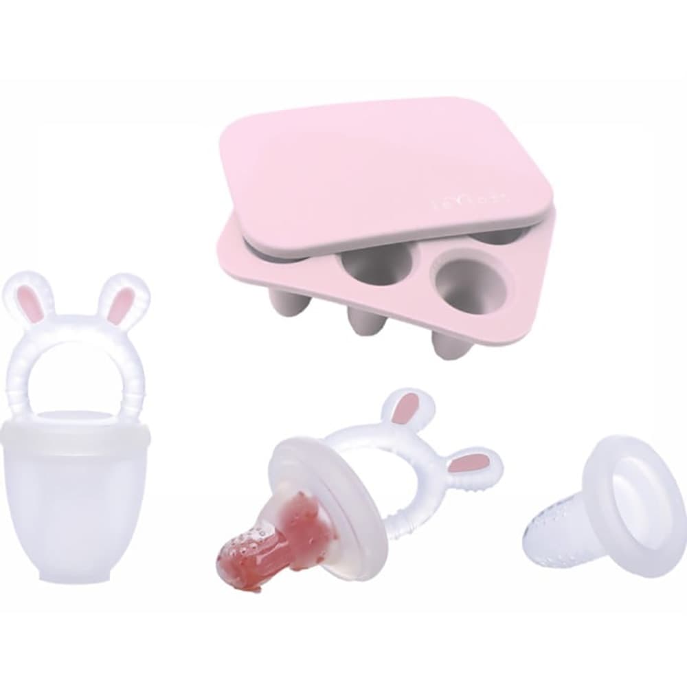 Tiny Tot Frugtsut med Mini Frysebakke - Pink