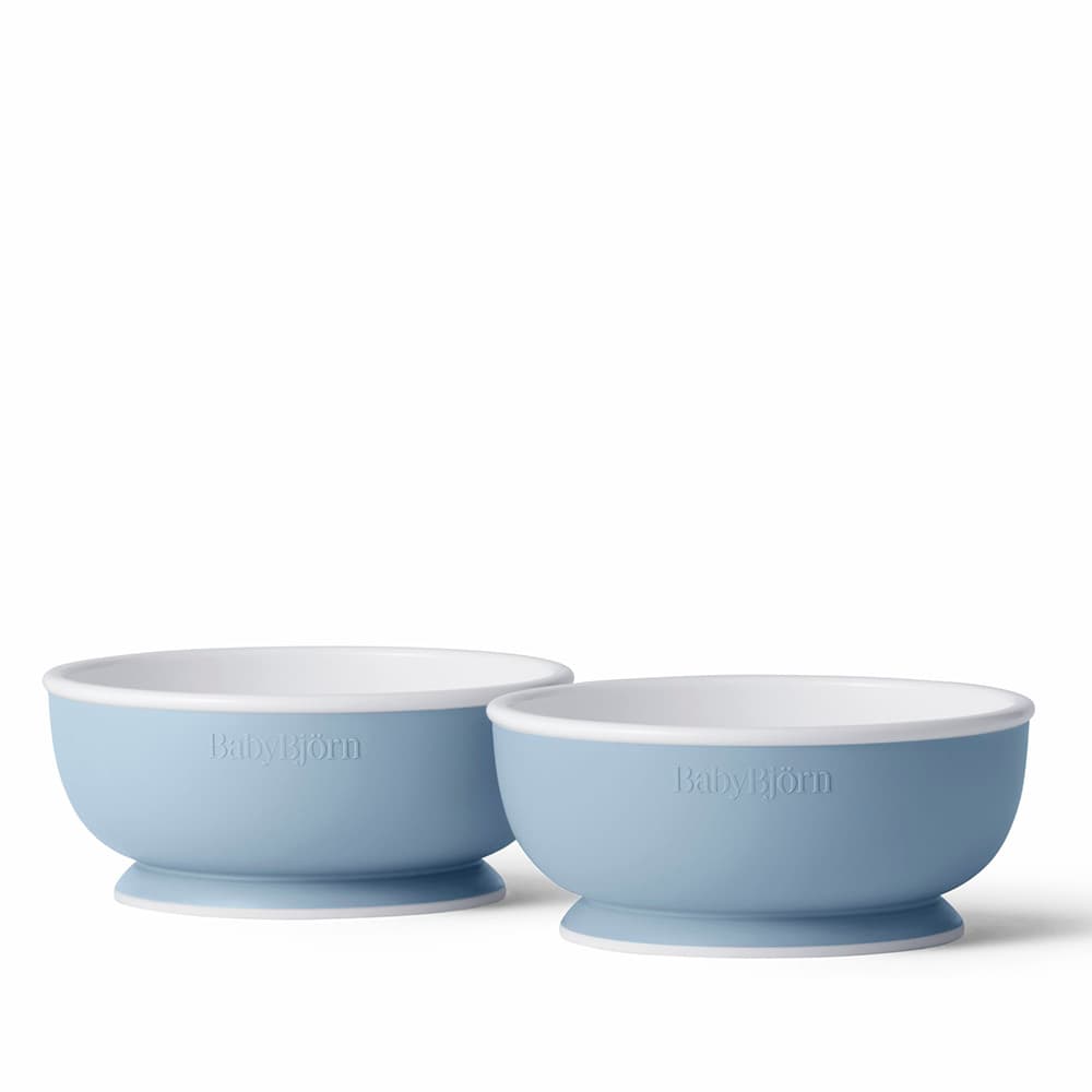 Babybjörn babyskål 2-pak Powder Blue